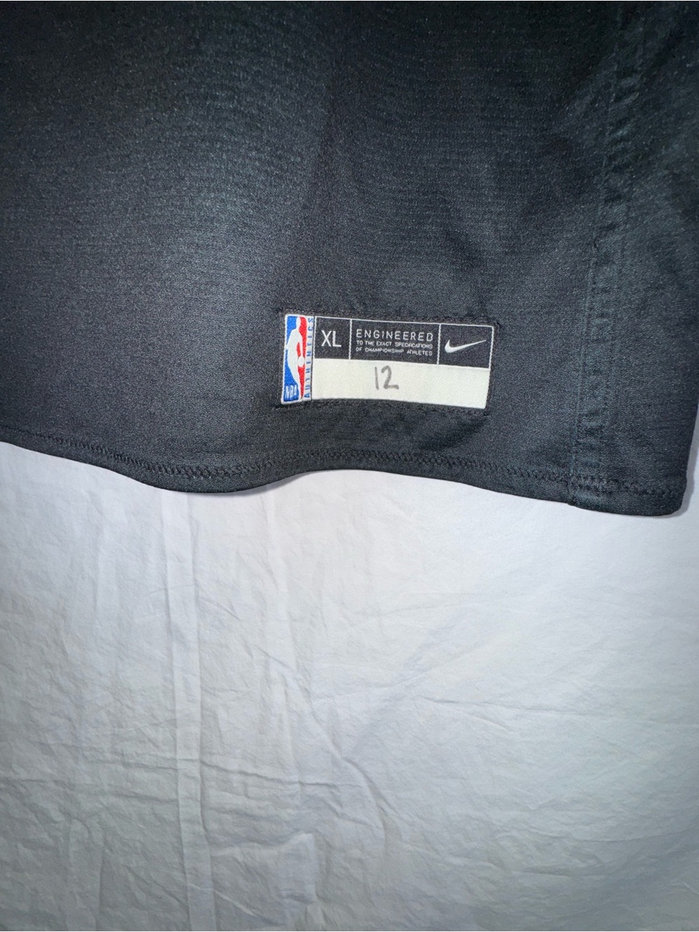 Chicago Bulls Gray Nike Basketball Jersey with Klarna Logo Reversible Sz XL - Picture 7 of 8